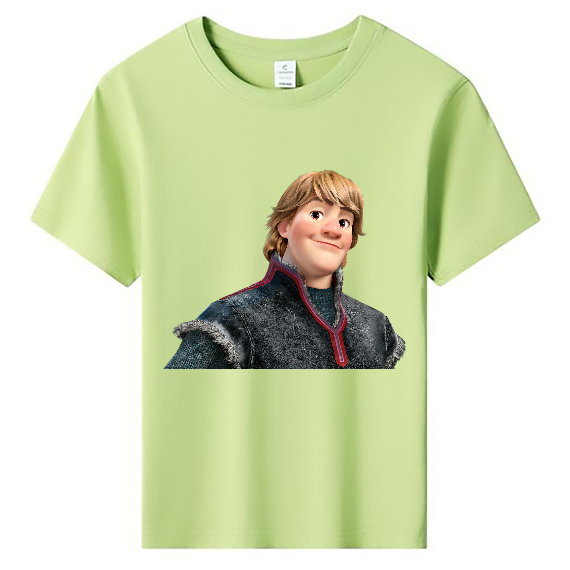 （画像用） アナと雪の女王 アンナ エルサ Frozen Anna Elsa 綿100％キッズTシャツ（フロントプリント）